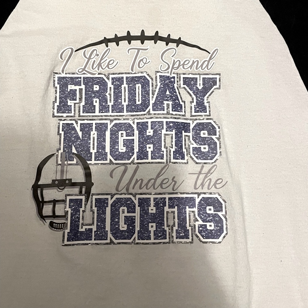 Football raglan tee